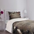 thumbnail image 5 of Ambesonne Industrial Quilted Bedspread Set 2 Pcs, Grungy Tools, Twin Size, Brown Grey Red, 5 of 6