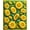 Yellow, Pattern 2, variant on ODIKA 4' x 6' Machine Washable Non-Slip Area Rug, Boho Sunflower High Traffic Rug, Yellow, 28894
