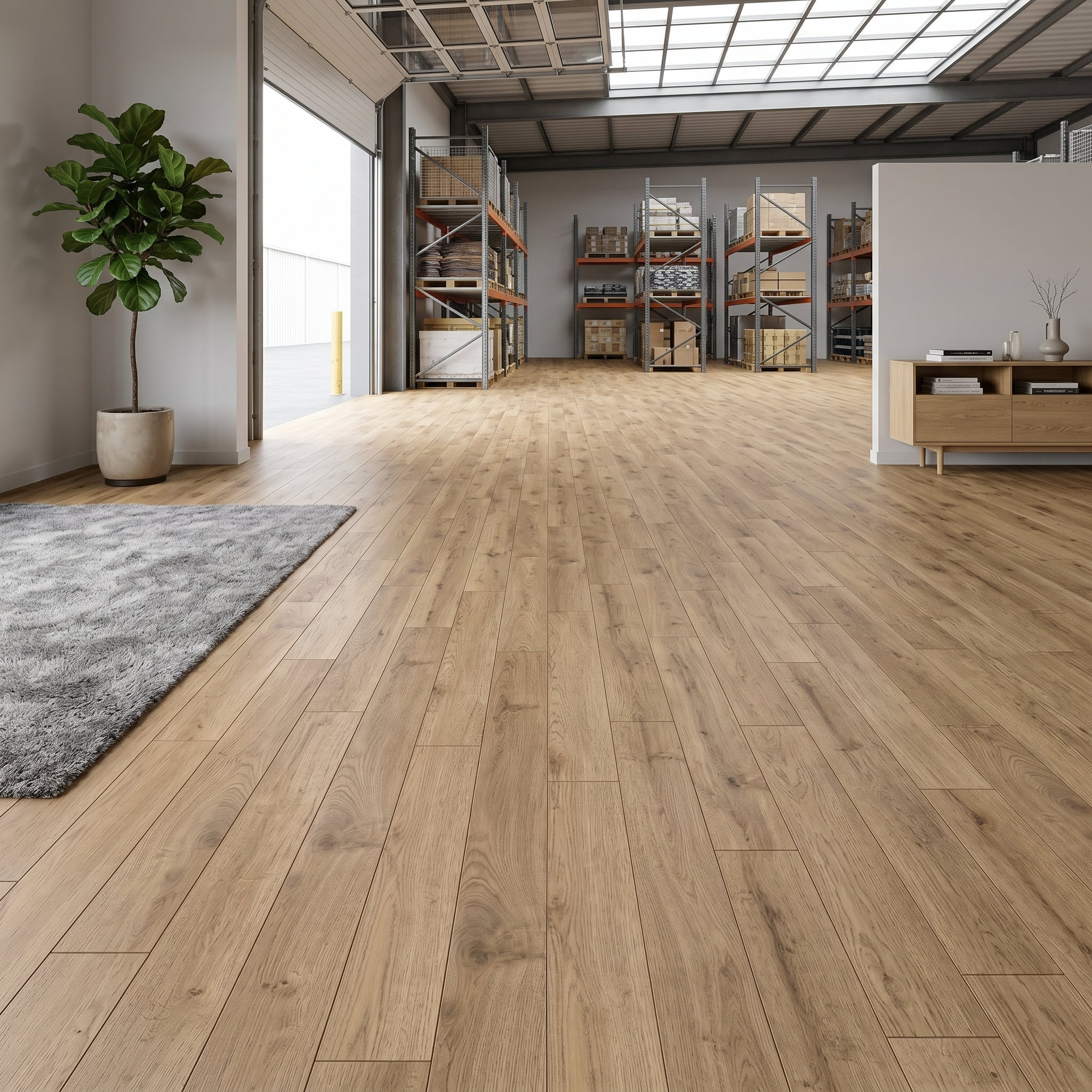PVC Peel and Stick Flooring, 36"x6" Planks, 60 Pieces, Waterproof, Scratch Resistant, DIY Installation