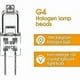 thumbnail image 4 of 20 Pack 10W 12V G4 Halogen Lamps - Warm White, 4 of 5
