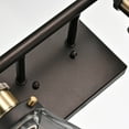 thumbnail image 5 of RADIANCE Goods Contemporary 4 Light Rubbed Bronze Bath Vanity Fixture 32" Width, 5 of 9