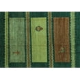 thumbnail image 1 of Ahgly Company Indoor Rectangle Abstract Turquoise Blue Modern Area Rugs, 2' x 3', 1 of 4