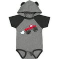 thumbnail image 3 of Inktastic Red Monster Truck Action Boys or Girls Baby Bodysuit, 3 of 5