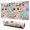 Cartoon Dog, variant on Long Mouse Pads for Desk,Paw Print Desk Mats on Top Of Desks, Desk Mouse Pad Extra Large with 3mm Non-Slip Base and Stitched Edge for Gaming,Office,Work,Home 31.5"x11.8"