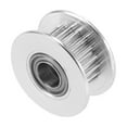 thumbnail image 2 of KALLORY 10PCS Timing Gears Aluminum Silver for High-reduction Drive Applications, 2 of 7