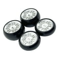 thumbnail image 1 of BELOVING 4 Roues RC Professionnelles Haute Performance Modifiées Bricolage Pneus pour 1:24 244016 Argent, 1 of 8