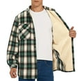 thumbnail image 2 of GENTS BLISS Flannel Shirts for Men Plaid Button Up Men Shirts Fleece Men Jacket Coat with Pocket, 2 of 14