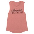 thumbnail image 1 of Skyline Brooklyn New York Women's Muscle Tank Small Desert Pink, 1 of 5