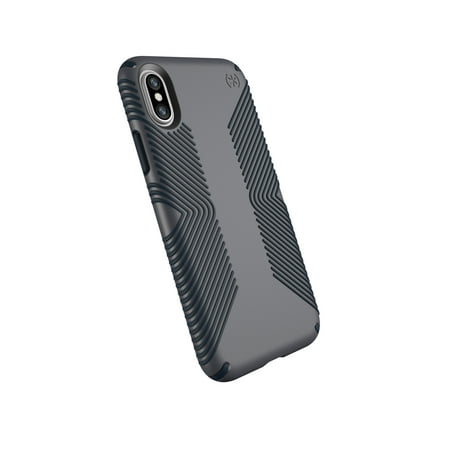 Speck Presidio Grip for iPhone X, Graphite Grey/Charcoal Grey