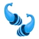 thumbnail image 5 of Tapones de silicona aislantes para los oídos, tapones impermeables para los oídos para natación, protección auditiva flexible Azul, 5 of 9