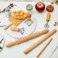 thumbnail image 6 of Pastas Making Set for Gnocchi and Ravioli Includes Wood Board and Rolling Pin, 6 of 11