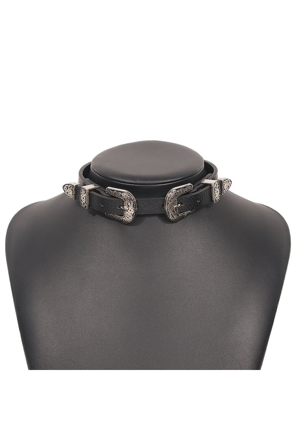 【Ready Stock】 Black Punk Choker Women Fashion Jewelry