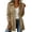 Khaki, variant on Otntypg Windbreaker Jackets for Women Lightweight Casual Fall Long Sleeve Full Button up Open Front Cardigan Outwear Trench Coat Loose Fit Elastic Waist Notch Lapel Collared Jacket with Pockets
