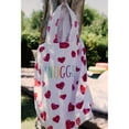 thumbnail image 3 of Rae Dunn: Snuggle Kids Hooded Towel & 12" Beach Ball - Hearts 48"x 24" Poncho, Cotton Terry Beach Cover Up, Toddler 3+, 3 of 9