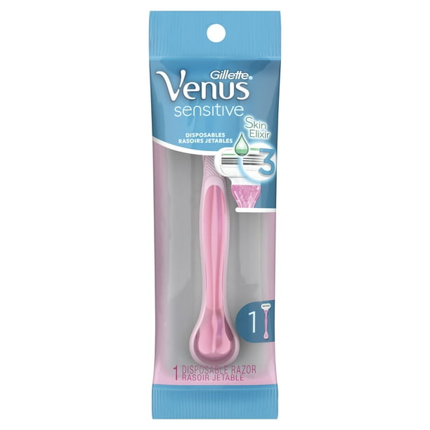 Gillette Venus Sensitive Women's Disposable Razor 1 Pack Walmart