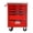 Red+Black 054, variant on 5 Drawers Metal Rolling Tool Cart with Wheels for Garage Workshop, Red&Black Multifunctional Tool Cabinet Storage with Stainless Steel Roof
