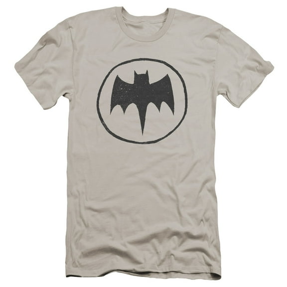 Batman Handywork Premium Canvas T-Shirt Adult Slim Fit 30/1-Silver