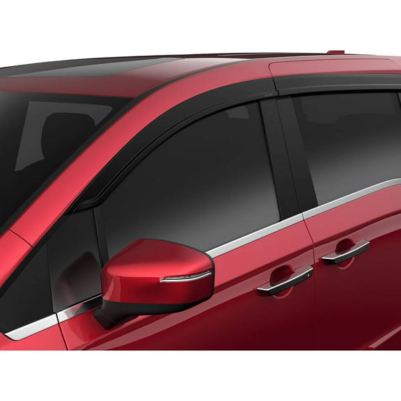 Auto Ventshade (AVS) by RealTruck Low Profile Ventvisor / Window Deflectors | Compatible with 2018-2024 Honda Odyssey, 4 pcs. | Dark Smoke-894117 Clearance