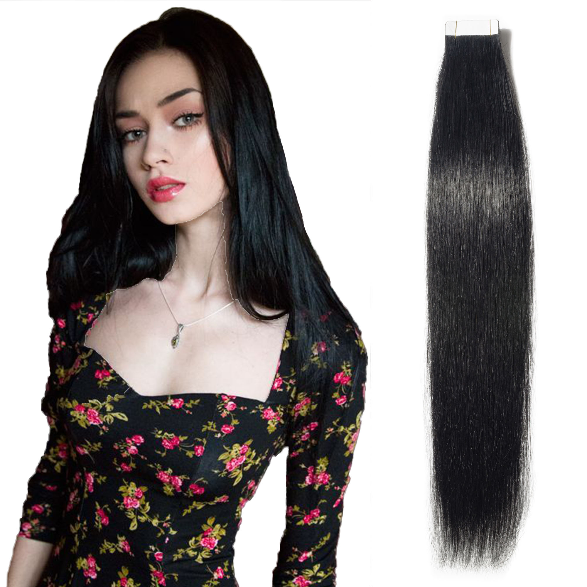 S noilite 14 Colors Remy Tape In Hair Extensions Skin Weft Human Hair