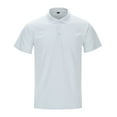thumbnail image 2 of kamemi Men Polo Shirts Mens Short Sleeve Classic Chine Polo Shirt Core(White,3XL), 2 of 6