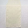 Efavormart 12"x108" IVORY Premium Faux Linen Runner, Slubby Textured ...