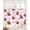 Red LightPink, variant on Red Roses Sheer Curtains 63 Inch Length 2 Panels Set for Living Room/Bedroom, Valentine's Day Love Floral Beige Country Kitchen Curtains Grommet Semi-Sheer Curtains Drapes Window Treatments 42"x63"x2