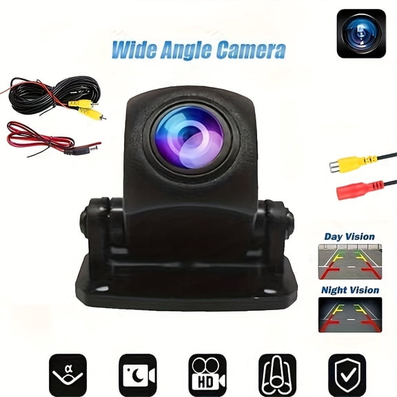 Backup Camera Car Rear View HD Camera Universal - Wide Angle Night Vision for Monitor Display MP5 Reversing Parking