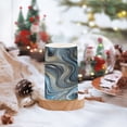 thumbnail image 5 of 2 PCS Flameless Candles with Remote Timer LED Battery Operated Flickering Candle Light for Wedding Table Home Decoration Gifts Swirling Metal and Marble Pattern, 5 of 7
