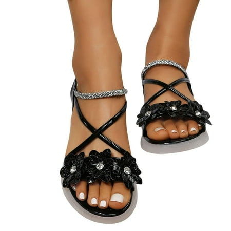 

Mishuowoti sandals for women 2023 Fashion Thick Wedges Sandals Casual Leisure Breathable Shoes Womens Outdoor Soled Women s Sandals