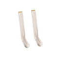 thumbnail image 6 of fenteer Women Knee High Socks over Knee Girls Long Stocking for Dorm Home Study Room White, 6 of 7