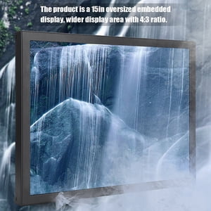 HD Moniteur Facile à utiliser Industriel Metal Shell Design Resistance Touch for CCTV PC Ordinateur TV US