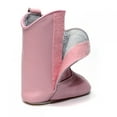 thumbnail image 4 of MaMTaKoN Baby Girl Shoes Leather Soft Sole Baby Cowgirl Boot, Pink, 4 of 5