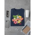 thumbnail image 3 of Tropical Toucan Paradise Vacation Graphic Men's Tshirt, 3 of 4