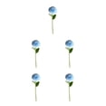 thumbnail image 3 of Baohd 1/2/3/5 10pack/lot Realistic Appearance Artificial Flower For Party Decor And Home Decor Light Blue 5PCS, 3 of 6