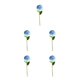 thumbnail image 3 of Flor de simulación Inteprter no tóxica de seda 10 piezas Azul claro, 3 of 6