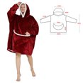 thumbnail image 2 of Couverture à Capuche Portable, Sweat à Capuche, Couverture Chaude et Confortable pour Femmes Hommes Adultes, 2 of 5