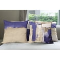 thumbnail image 7 of Ambesonne Throw Pillow Cover 4 Pack, , 24", Violet Blue and Beige, 7 of 7