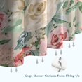 thumbnail image 6 of Pioneer Flower Floral Print Pattern Shower Curtain 36"x72" ,Bathroom Decorative Shower Curtains Set with 12 Hooks,Modern Waterproof Washable Shower Curtain, 6 of 6