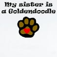 thumbnail image 2 of CafePress - My Sister Is A Goldendoodle Body Suit - Long Sleeve Cotton Baby Bodysuit, 2 of 4
