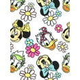 thumbnail image 4 of Minnie Mouse Daisy Duck Toddler Girls Fit and Flare Ultra Soft Dress DYMD700, 4 of 7