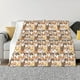 thumbnail image 1 of Fotbe Cute Puppy Manta de Franela con Estampado, Manta Ultrasuave para Cama, Sofá, Auto, Hipoalergénica y Antibolitas-40"x30", 1 of 6