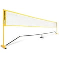 thumbnail image 2 of Champion Sports Adjustable Racquet Sport Net: Portable 20 Foot Racket Sport Game Net for Volleyball, Tennis, Pickleball, and Badminton - Yellow, 2 of 6