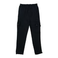 thumbnail image 4 of Suanret Men Straight Leg Jogger Heavy Weight Fleece Cargo Pocket Sweat Pants, 4 of 6