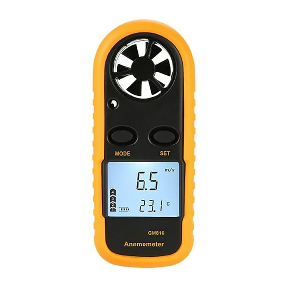 Wind Speed Meter Chill Tester Velocity Gauge Digital Anemometer for Industry Agriculture ( -10~45℃, that is, 14~113℉. )