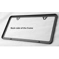 thumbnail image 3 of German Flag metal Emblem Stainless Steel License Plate Frame 2 hole (12"x6", Black/Slim), 3 of 3