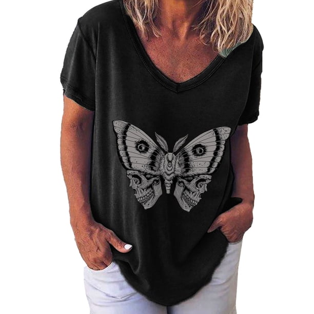 Camisetas de manga corta estampadas para mujer OAVQHLG3B Store lin121212