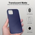 thumbnail image 2 of Frosted Phone Case For IPhone12 Series (Blue/Black/White), 2 of 4