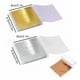 thumbnail image 3 of Matsuzay Hojas de hojas de aluminio de imitación para manualidades, manualidades, fiestas de cumpleaños, láminas de imitación doradas, Artesanía oro 500 piezas, 3 of 6