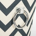 thumbnail image 6 of SAFAVIEH Jappic 20''H Ring Side Chair Silver Nail Head Navy / White, 6 of 7