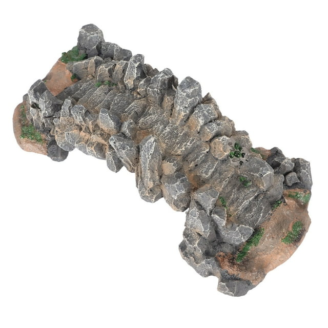 Adorno De Puente De Acuario, Puente De Pecera, Resina De Textura Realista, Ligera Y Relajante, Para Fuentes Para Peces